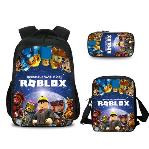 Unlimitedfy Roblox Schoolbag Backpack Lunch Box Bag Pencil Case Roblox Backpack For Boys With Lunch Bag Roblox Backpack For Boys With Lunch Bag Unlimitedfy Roblox Schoolbag Backpack Lunch Box Bag Pencil Case