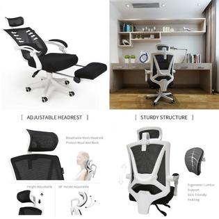 Hbada Reclining Office Desk Chair Adjule High Back Ergonomic Hbada Reclining Office Desk Chair