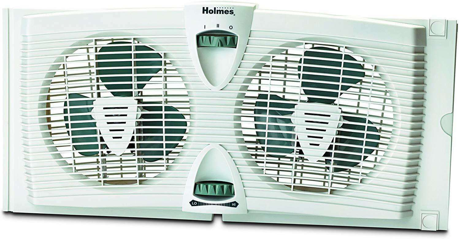 Hawf2030 Holmes Dual Blade Twin Window Fan