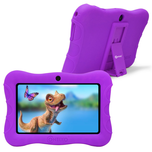 Contixo V9-3-32 7 Inch Kids Tablet, 2GB RAM 32 GB ROM, Android 10 Tablet, Educational Tablets for Kids (Purple)