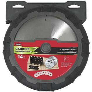 Mibro Stacking Dado Blade Set 8 Inch Carbide Tipped Table