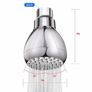 Branded High Pressure Shower Head 3 Chrome Easy To Install