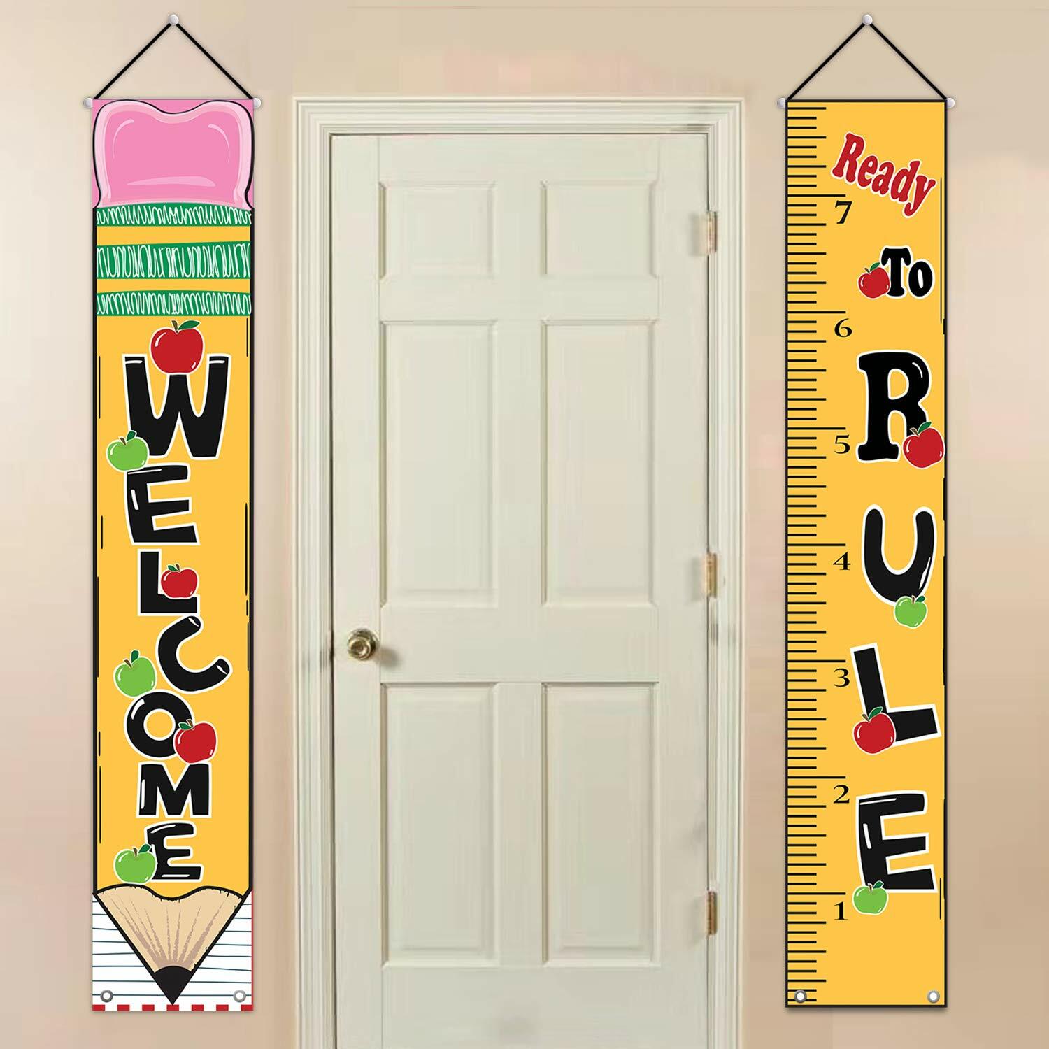 Branded School Welcome Sign Wall Decor Ready To Rule Classroom