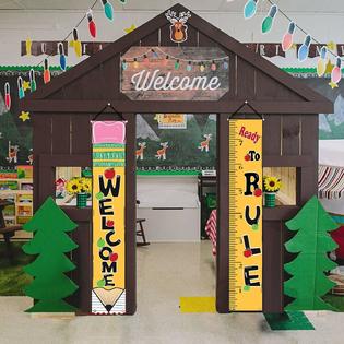 Branded School Welcome Sign Wall Decor Ready To Rule Classroom