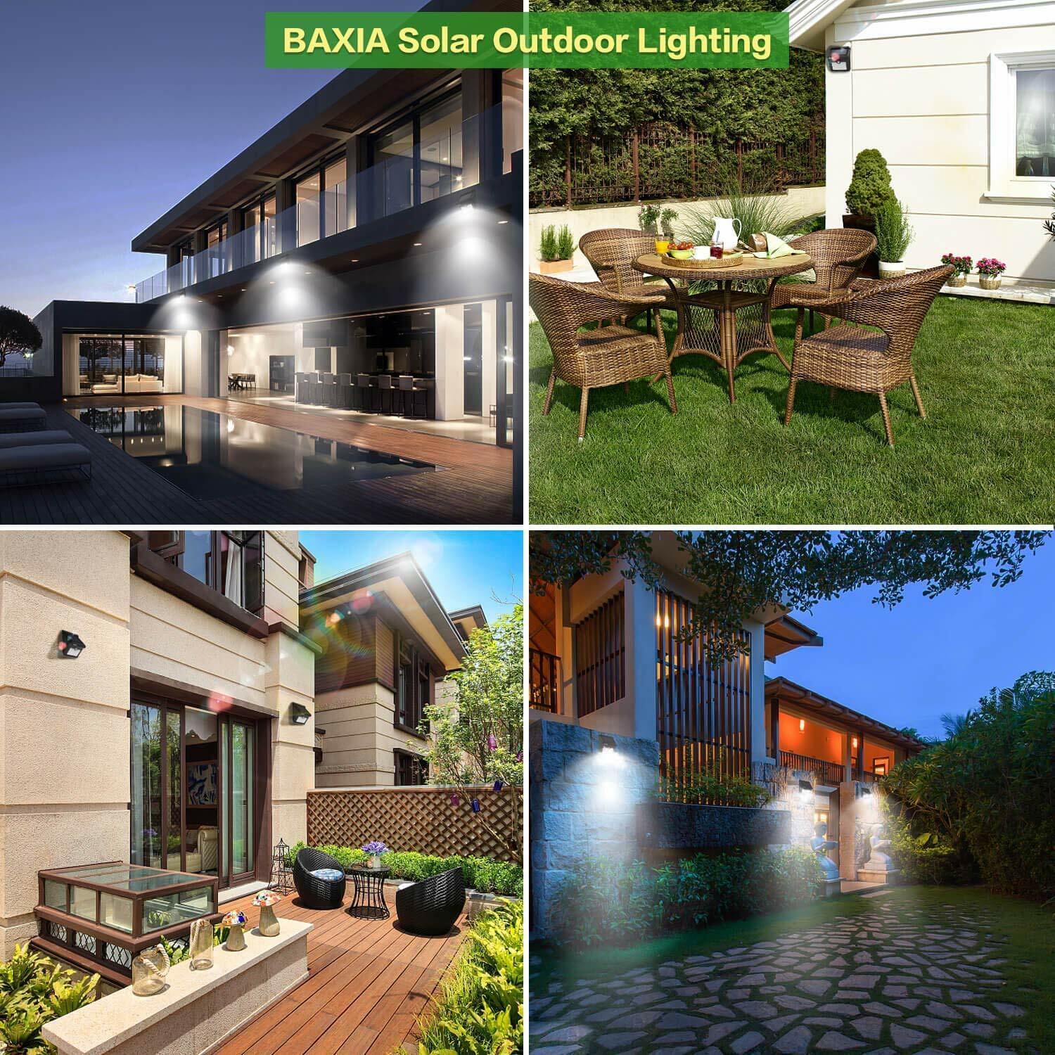 Gls B Sl L28 4 Baxia Technology Solar Lights Outdoor