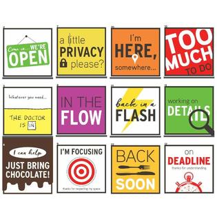 Office Oxygen Cltddm Deskmate 24 Desktop Flip Signs Office Cubicle