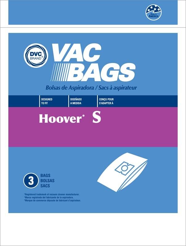 DVC [6 Bags] Hoover Style S Vacuum Cleaner Bags by DVC Made in USA