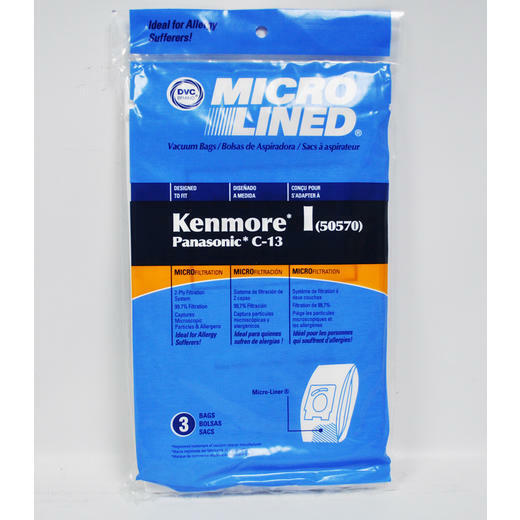 DVC [12 Bags] Kenmore I 50570 609315 Micro Allergen Vacuum Cleaner Bags by DVC Made in USA