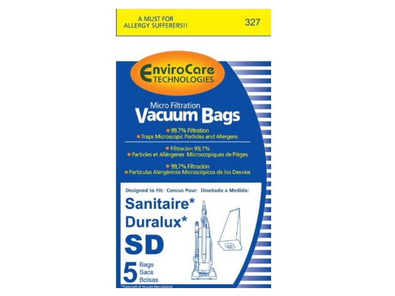 Eureka [40 Bags] Eureka Style SD Vacuum Bags Micro Allergen Type Vac 63262B-10, 327 SC9150 SC9180