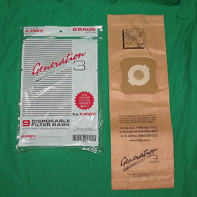 Kirby [54 Bags] Genuine Kirby Vac Fit All Generation 3 G3 Vacuum Cleaner Bag OEM 197389A 197289S
