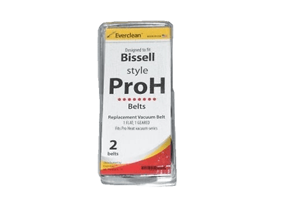EVERCLEAN [8 Sets] Bissell 6960W Proheat Hot Shot Steamer Pump Belts Set 1 Flat, 1 Geared EverClean
