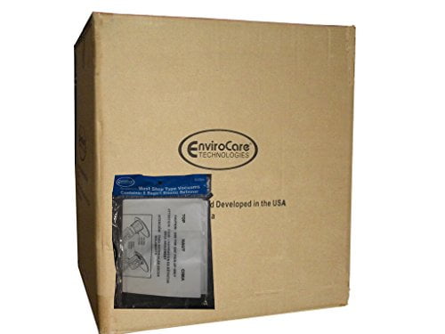 Envirocare 1/2 Case (25 pkgs) ShopVac 1 Gallon Wet/Dry Shop Vac Vacuum Bags with Elastic Retainer 90101, 90107