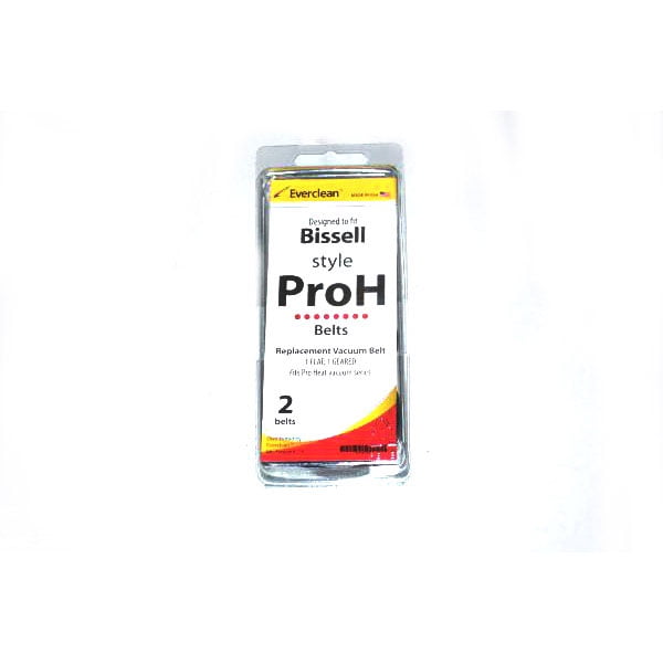 Top Vacuum Parts Bissell Pro Heat Vacuum Everclean 1 Flat and 1 Geared Belt // 18-3301-00