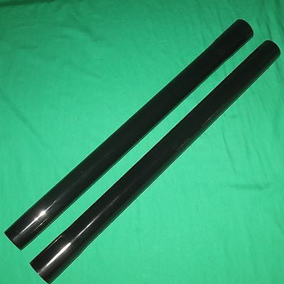 Fit All 35mm [2 Wands] 19" Universal 35mm Miele Bosch Vac Black Plastic Vacuum Wand Tube Attachment Set