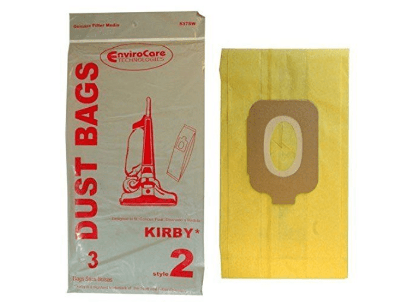Envirocare [63 Bags] Kirby Style 2 Vacuum Bags Type Vac Heritage 1, I, One Vac, 19068103, 837SW