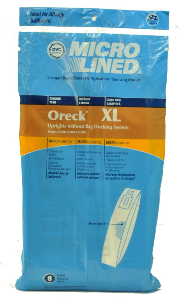 DVC Oreck XL2000, XL8000, XL9000 Vacuum Cleaner Bags