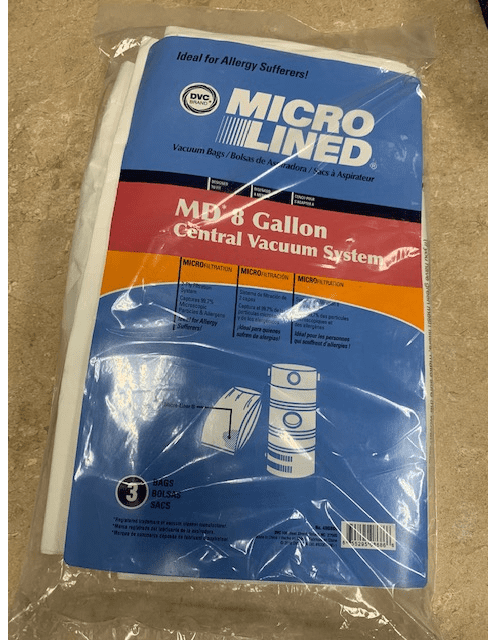 DVC [9 Bags] Modern Day 8 Gallon Micro Allergen Vacuum Cleaner Bags by DVC Made in USA