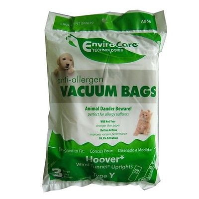 Hoover [Single Loose Bag] Hoover Style Y Cloth Vacuum Bags Type Vac HEPA Filtration Windtunnel T2 AH10040