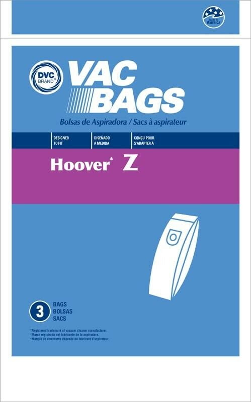 DVC [6 Bags] Hoover Style Z Vacuum Cleaner Bags by DVC Made in USA
