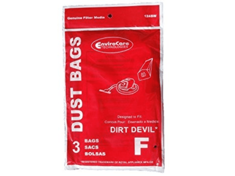 Dirt Devil [9 Bags] Royal Dirt Devil Style F Canister Vac Vacuum Bags 3200147001, 124SW Type Enviro