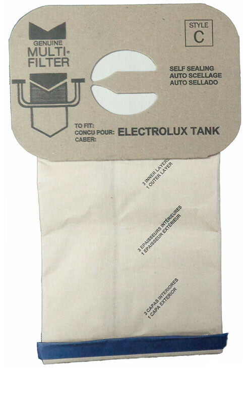 DVC [54 Bags] Electrolux Style C 4ply Vacuum Cleaner Bags by DVC Made in USA