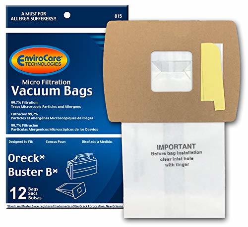 EnviroCare Replacement Vacuum Bags for Oreck Super-Deluxe Compact and Buster B C