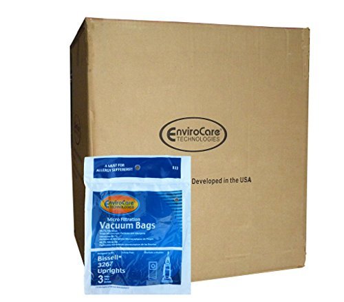 Envirocare Case (50 pkgs) EnviroCare replacement Allergy Bags for Bissell 3267 Powerglide,