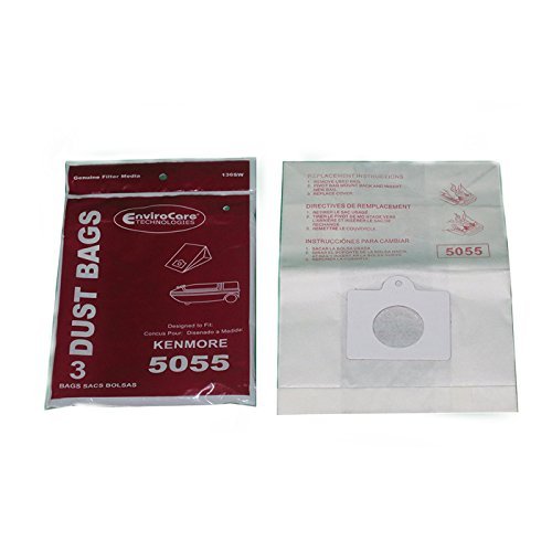 Electric Vac LLC Replacement for Kenmore 5055 50558 Type C Sears Canister Tank Vacuum Bags 609226