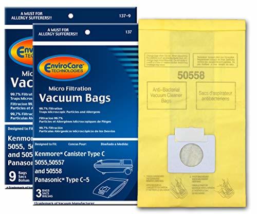 Electric Vac LLC EnviroCare Replacement Vacuum Bags for Kenmore Canister Type C or Q 50555, 50558