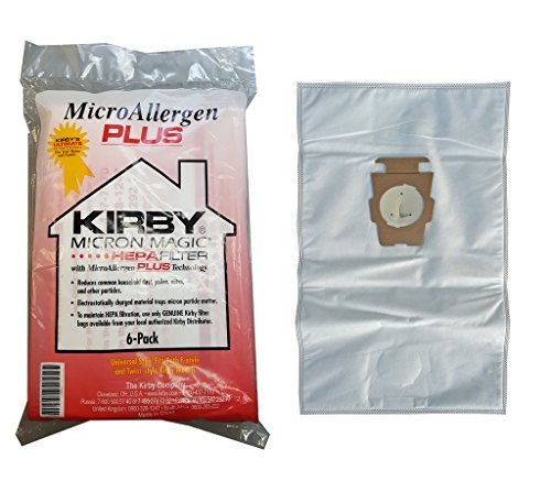 Electric Vac LLC Kirby Micron Magic Micro Allergen Plus HEPA Vacuum Filter Bags Package of 6 #204