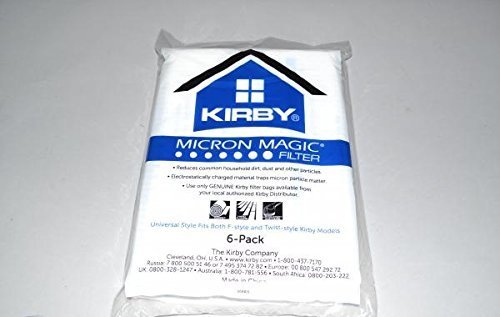 Electric Vac LLC Kirby Part 204811 - Genuine Style F HEPA Filtration Vacuum Bags for all Sentria