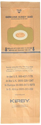 Kirby Style I Vacuum Cleaner Bags, Fits Tradition Vacuum Cleaners, Item Number 1