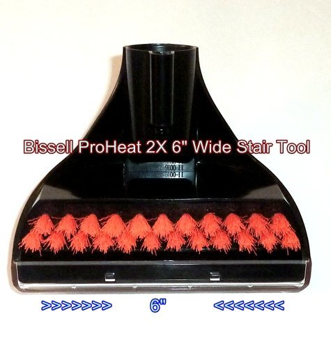 Electric Vac LLC Bissell ProHeat 2X Steam Cleaner 6" Wide Stair Cleaning Tool/Nozzle.