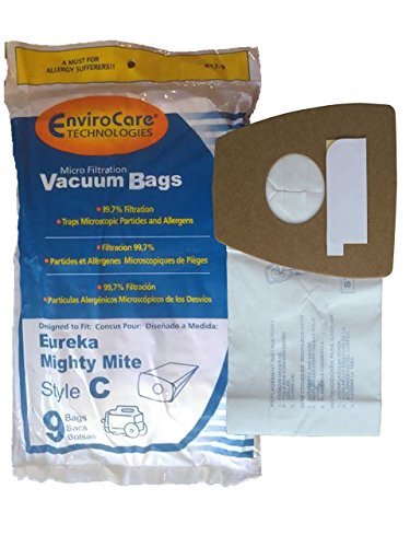 EnviroCare Replacement Micro Filtration Bags for Eureka Type C Mighty Mite Canis