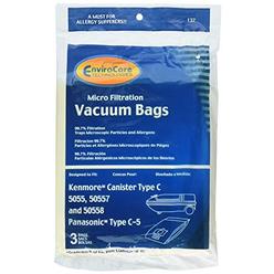Electric Vac LLC EnviroCare Replacement Vacuum Bags for Kenmore Canister Type C or Q 50555, 50558