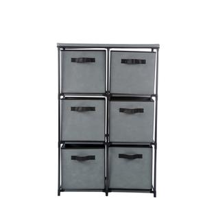 Home Bi Homebi 6 Drawer Storage Chest Shelf Unit Storage Cabinet