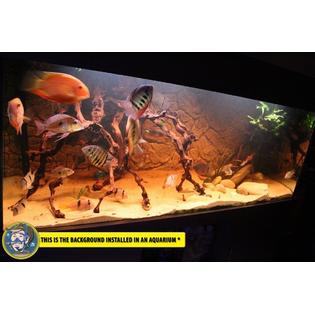 Jungle Bob Enterprises Inc 3d Aquarium Background Thin Beige 48x21 For 55 Or 75 Gallon 7797 Jungle Bob