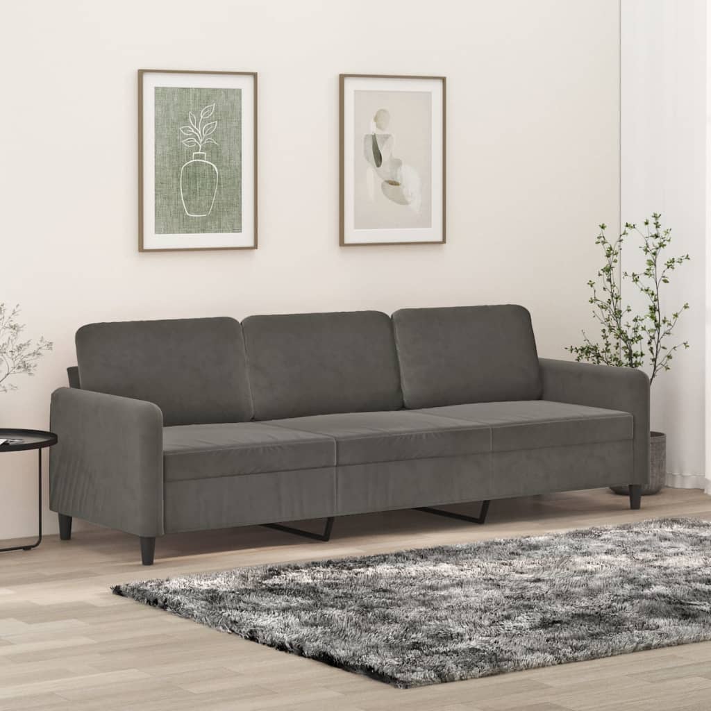 vidaXL Sofa Chair Living Room Accent Upholstered Chair with Armrest Velvet