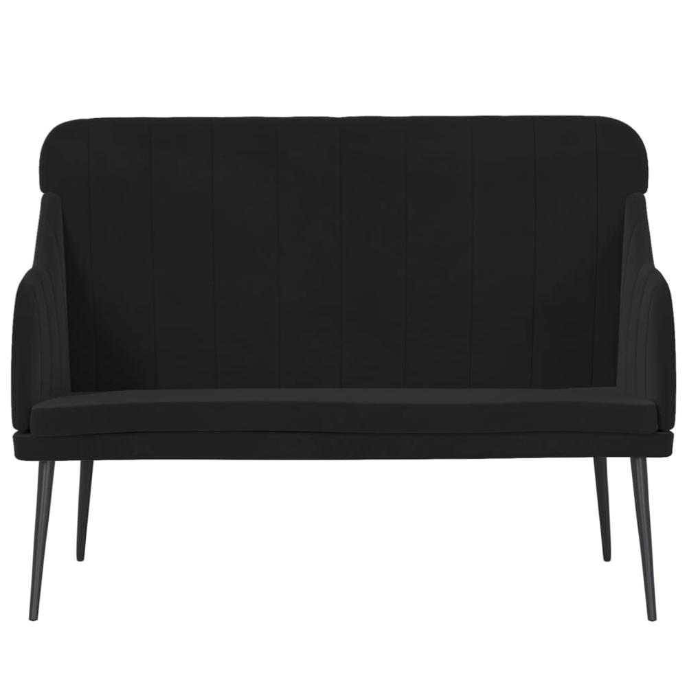 vidaXL Loveseat Upholstered Couch Bench with Armrests for Dining Room Velvet