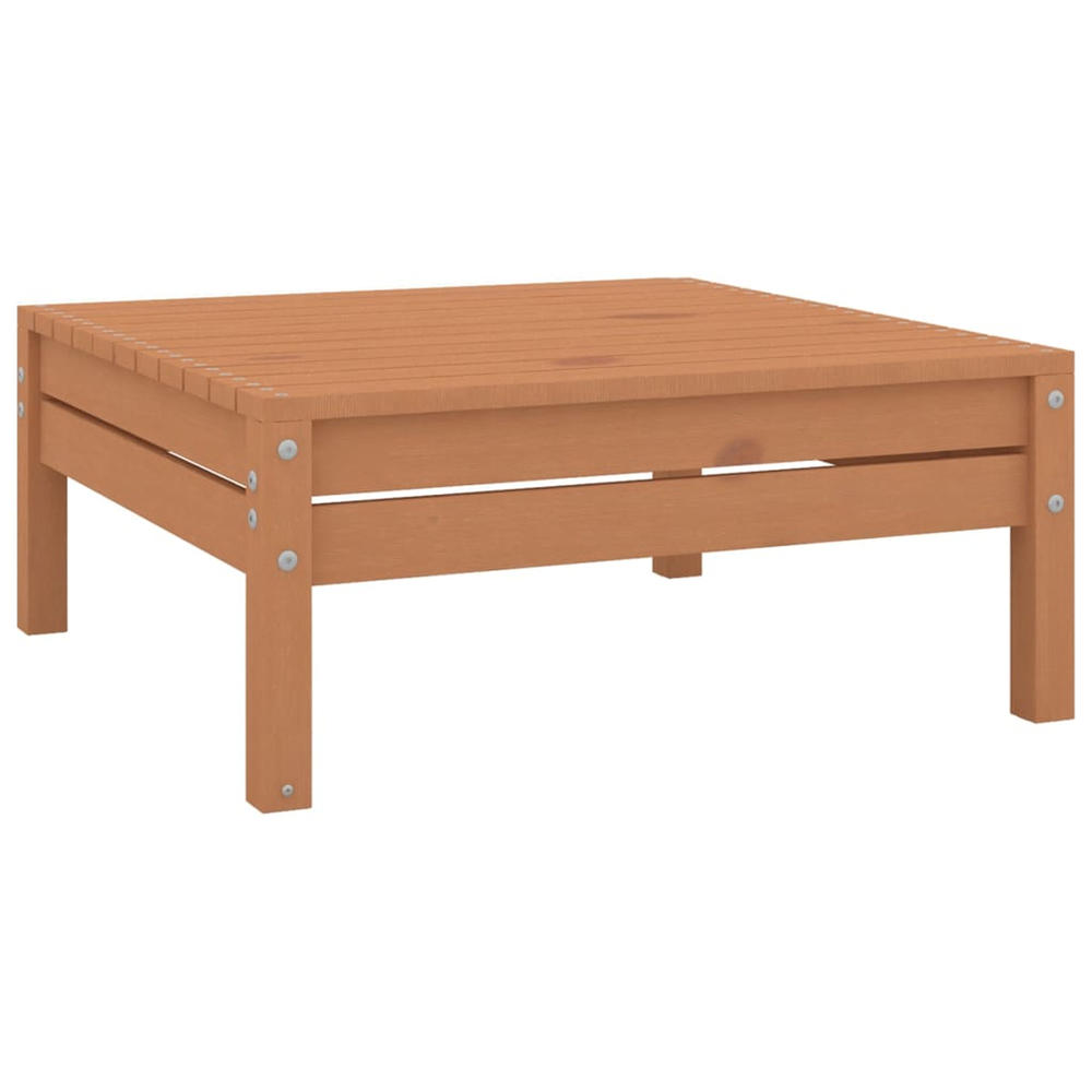vidaXL Patio Furniture Set 10 Piece Garden Sectional Sofa Set Solid Wood Pine