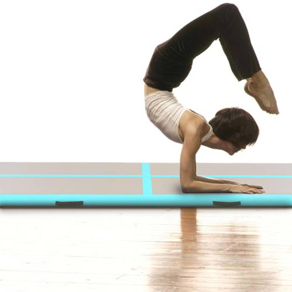 vidaXL Air Track Mat Gymnastics Air Mat with Pump Inflatable Training Mat PVC