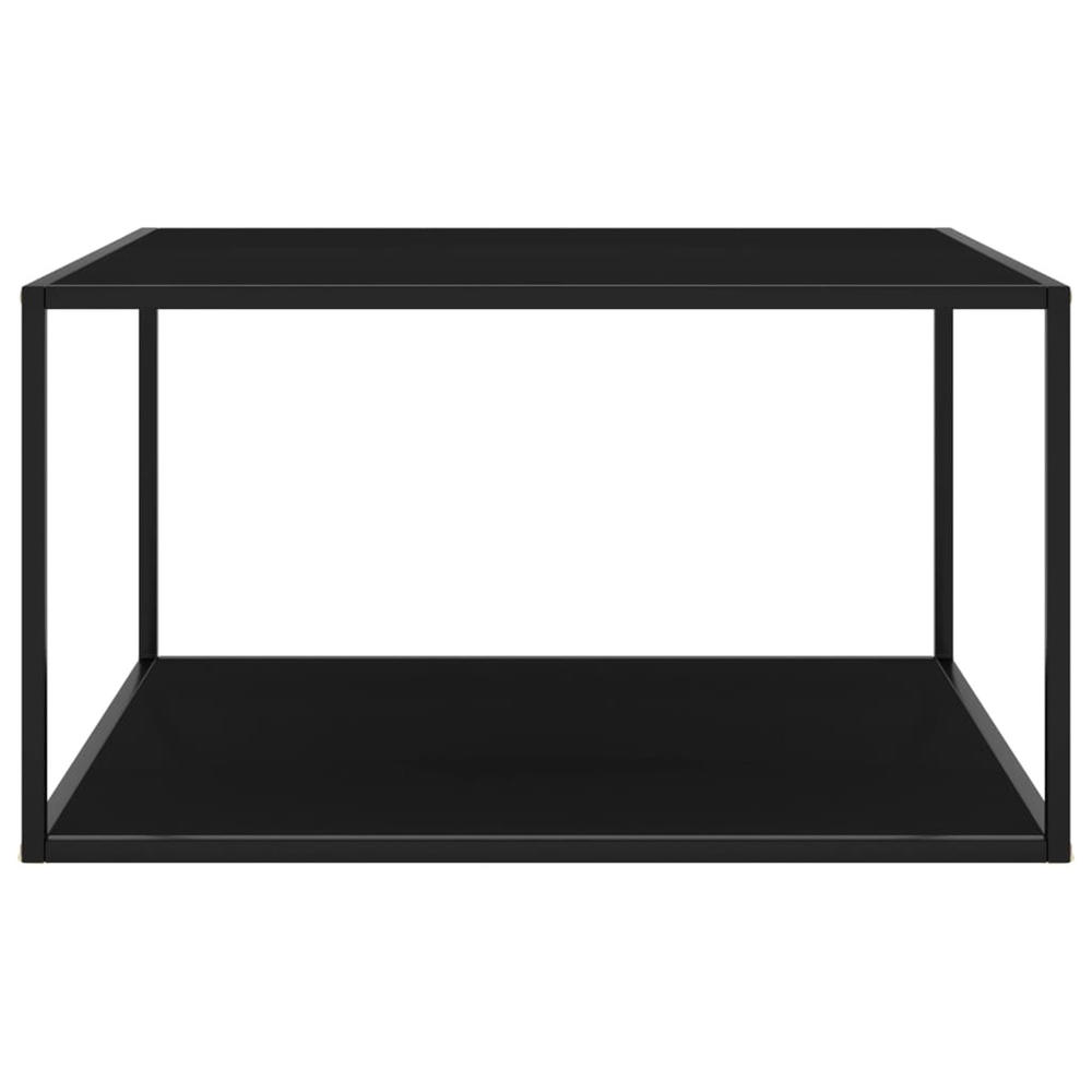 vidaXL Coffee Table End Table Living Room Accent Sofa Table Tempered Glass