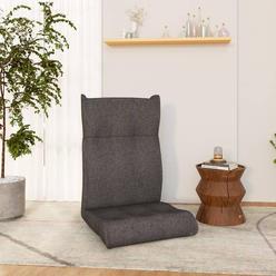vidaXL Floor Chair Lounge Chair Chaise Lounge Folding Floor Lounger Fabric