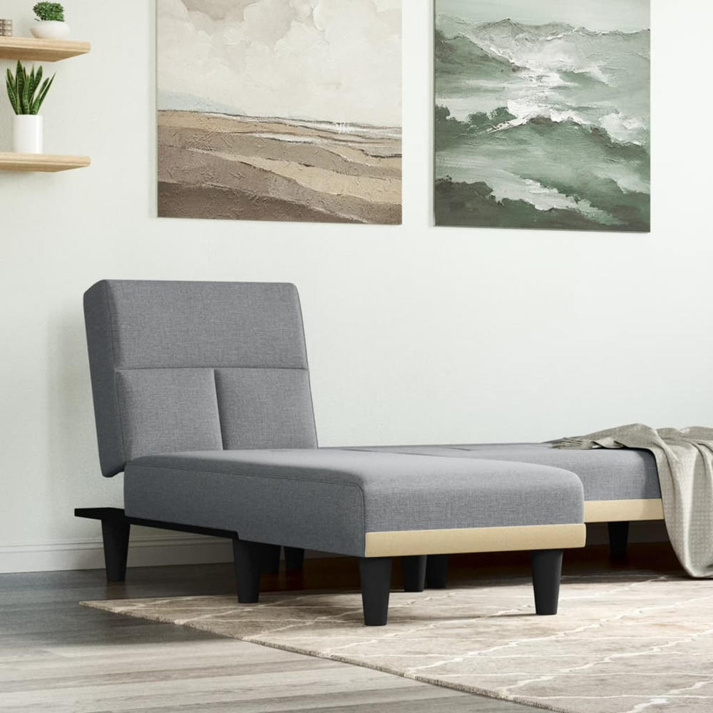vidaXL Chaise Longue Chair Reclining Chaise Sofa for Living Room Office Velvet