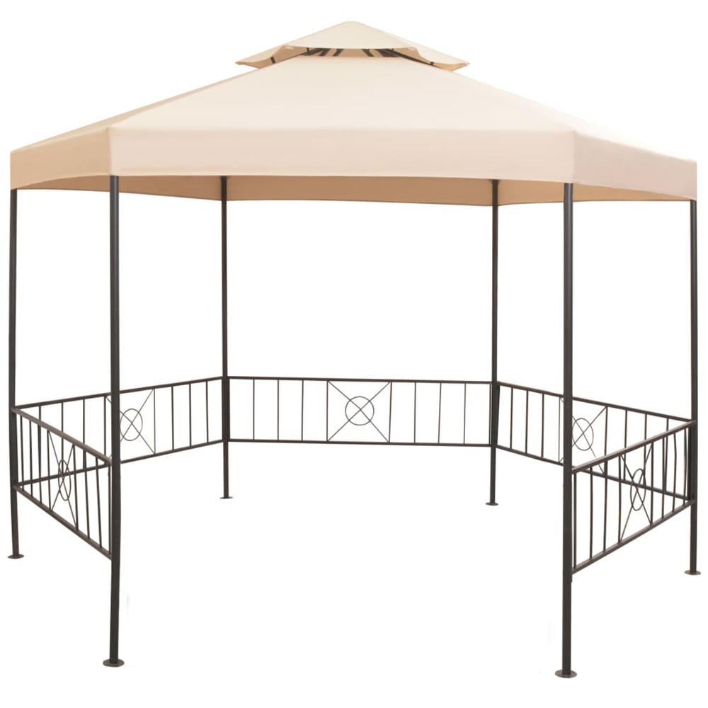 vidaXL Gazebo Outdoor Canopy Tent Patio Pavilion Wedding Party Tent Sunshade