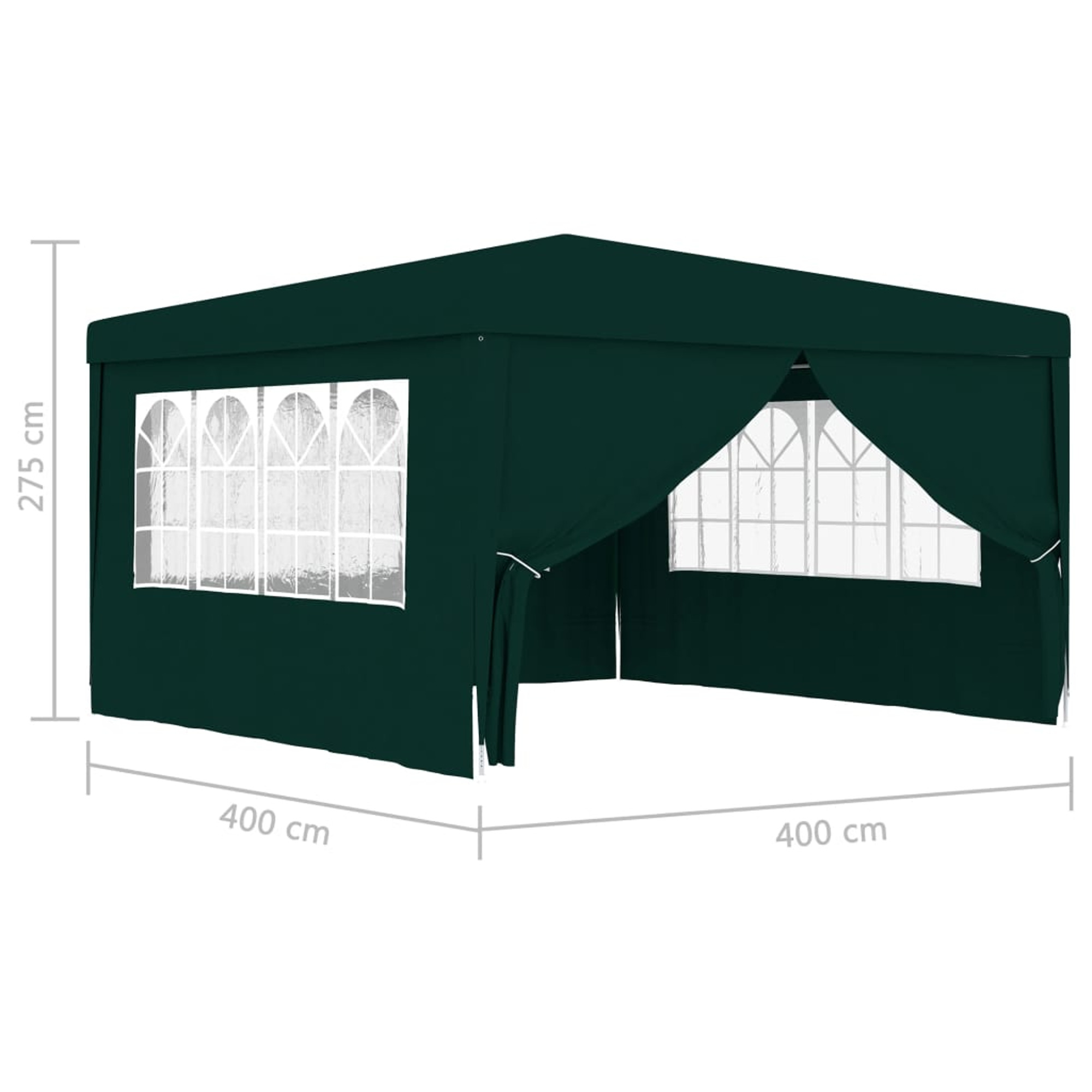 vidaXL Party Tent Outdoor Canopy Tent Professional Patio Gazebo with Sidewalls