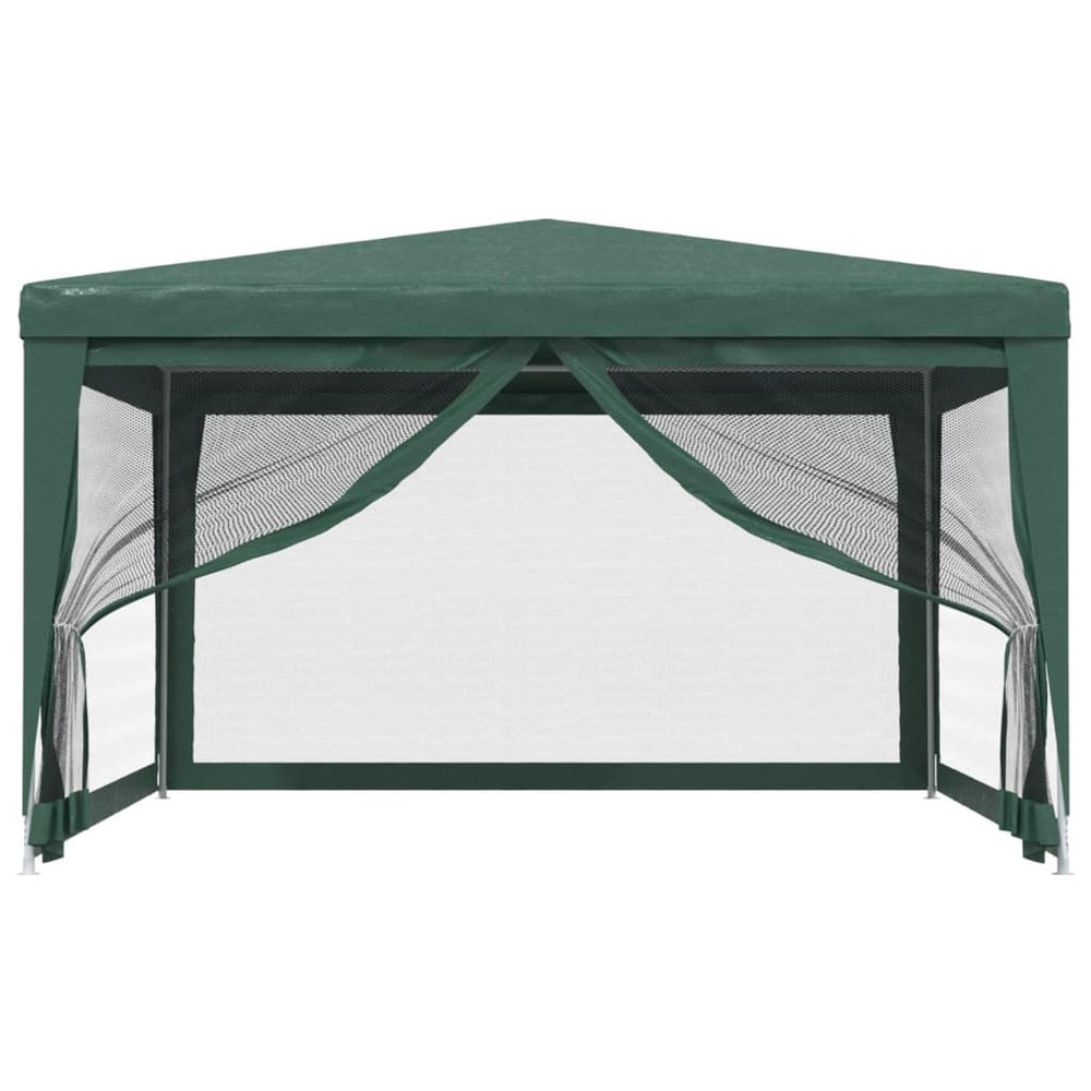 vidaXL Party Tent Outdoor Canopy Tent Gazebo Marquee with 4 Mesh Sidewalls