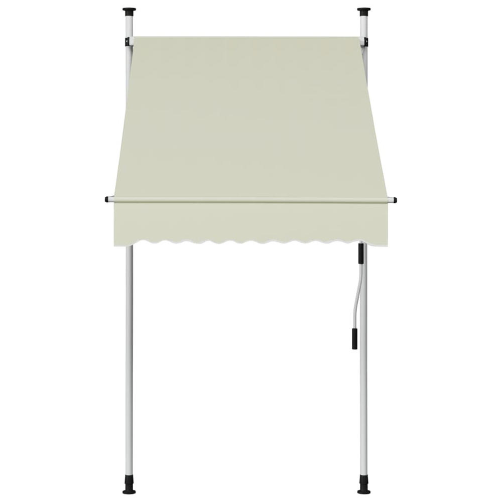 vidaXL Retractable Awning with Hand Crank Sunshade Shelter for Outdoor Patio
