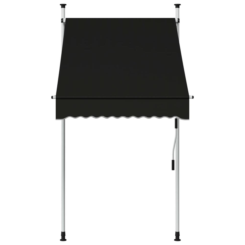 vidaXL Retractable Awning with Hand Crank Sunshade Shelter for Outdoor Patio