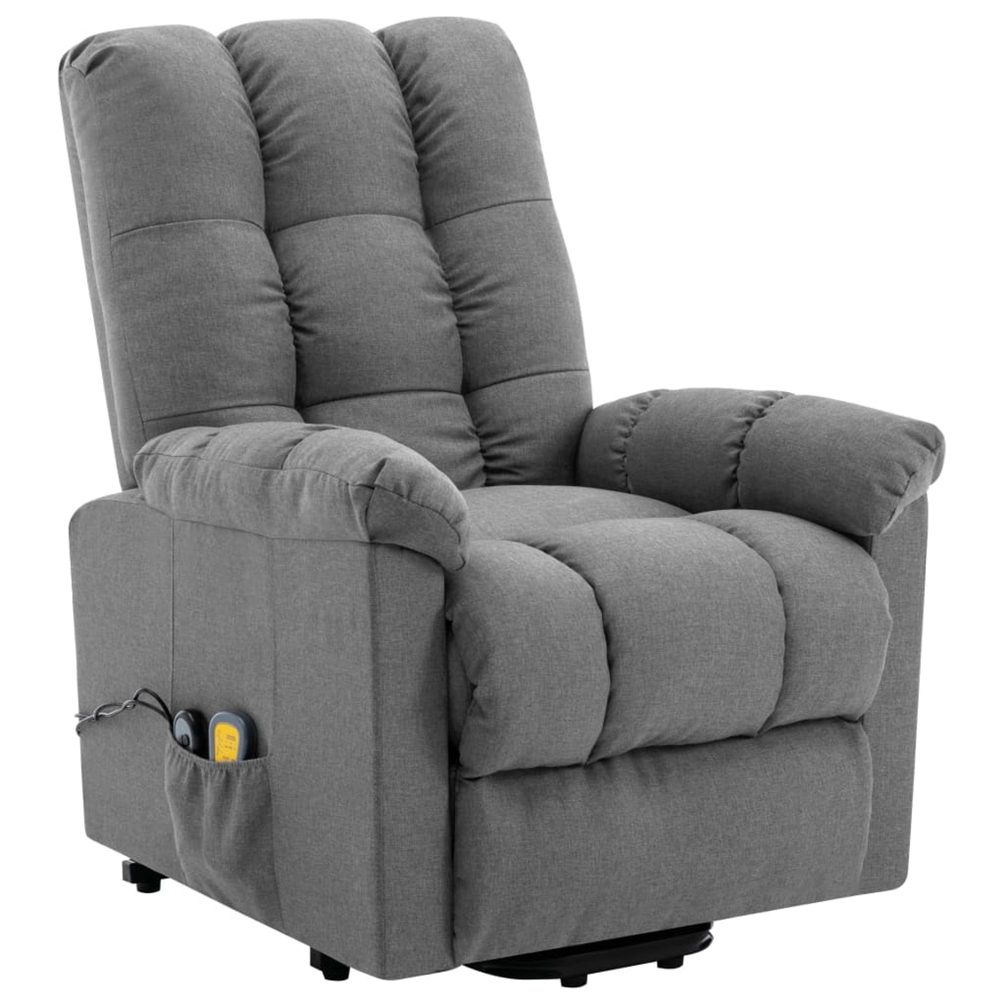 vidaXL Power Lift Recliner Electric Lift Chair for Home Theater Cinema Fabric